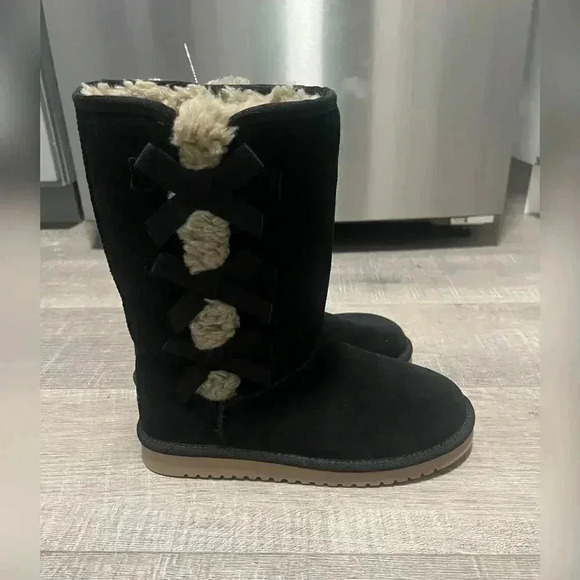 Koolaburra by Ugg Victoria Black Boots NEW - Picture 5 of 8